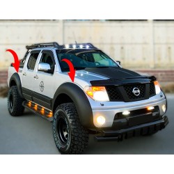 Nissan Navara D40 Çamurluk Kaplama -Dodik Takımı 2008--2014 Abs Plastik